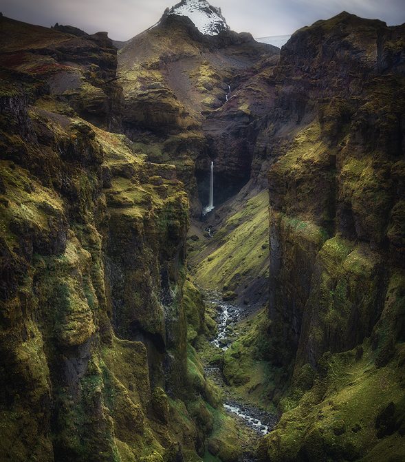 Secret Canyon photo made in Iceland, shot by landscape photographer José Ramos
